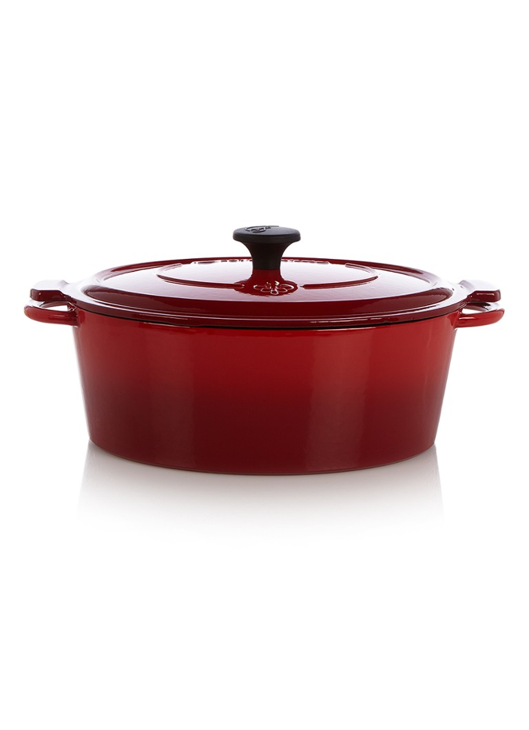 Fontignac Mains braadpan ovaal 29 cm • Rood • deBijenkorf.be