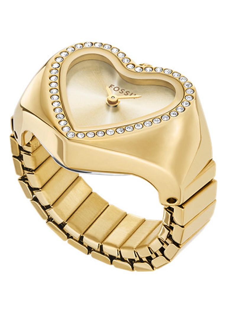 Fossil - Horloge ring ES5407 - Goud