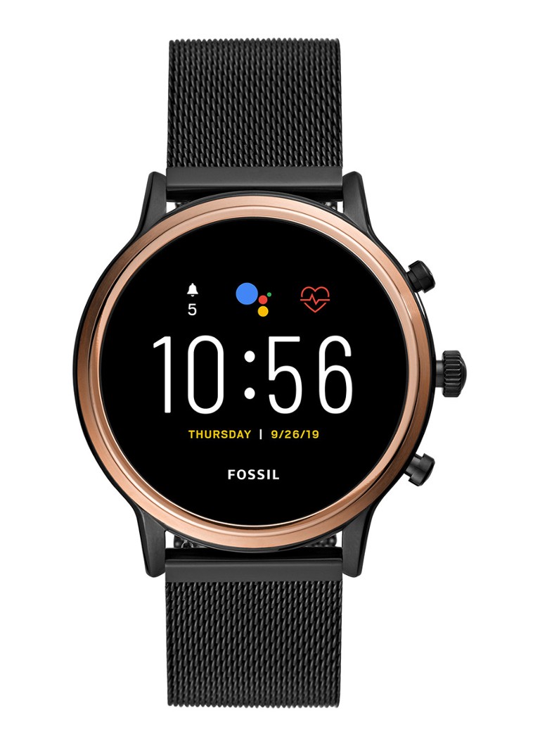 Fossil Julianna Gen 5 Display smartwatch FTW6036 • Zwart • deBijenkorf.be