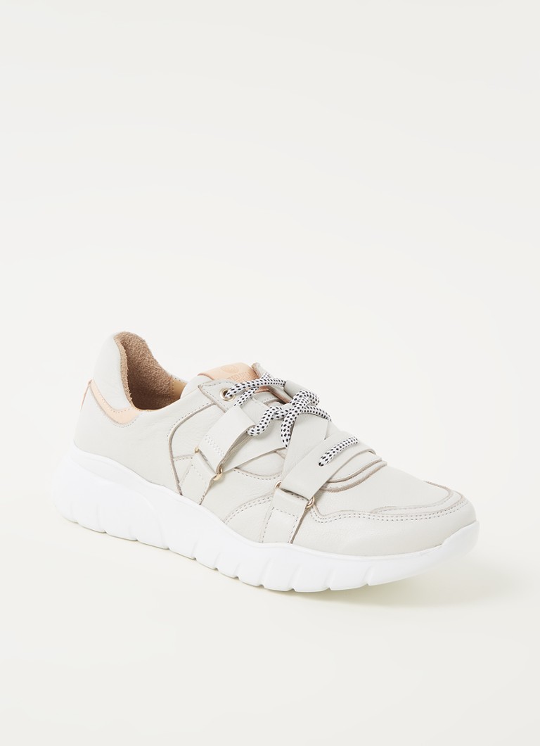 Fred de la Bretoniere - Sneaker van leer - Gebroken wit