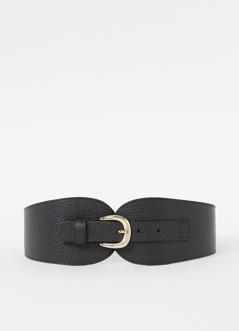 Gerard Darel - Olympe riem van kalfsleer - Zwart