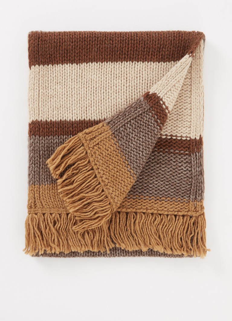 Gerard Darel - Poppy sjaal in alpaca wolblend 160 x 35 cm - Lichtbruin