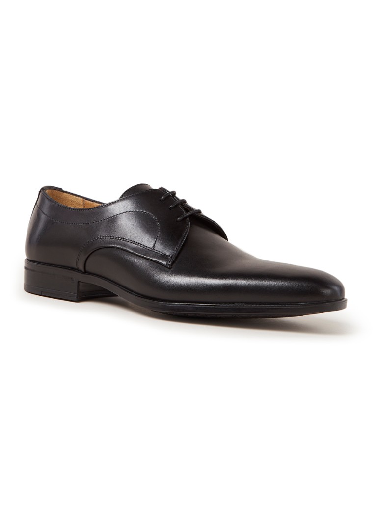 Giorgio - Chaussure en dentelle Serrano en cuir - Noir