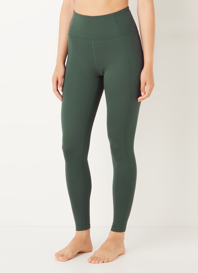 Girlfriend Collective - High waist skinny fit compressie trainingslegging  - Groen