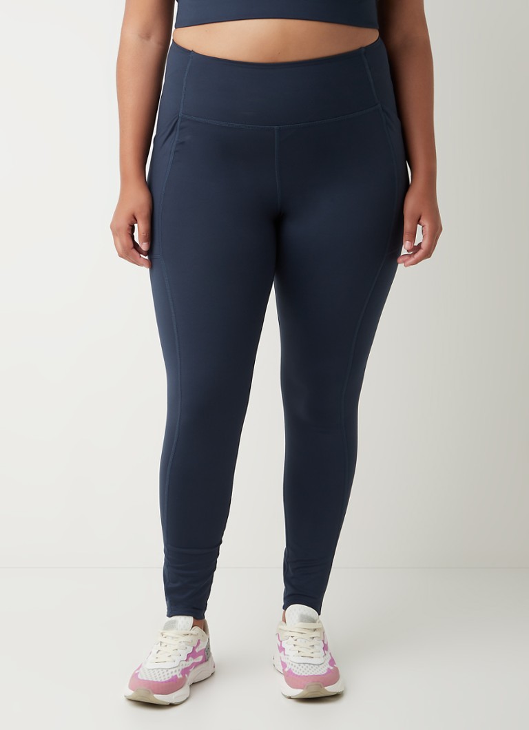 Girlfriend Collective - High waist sportlegging met steekzakken - Donkerblauw