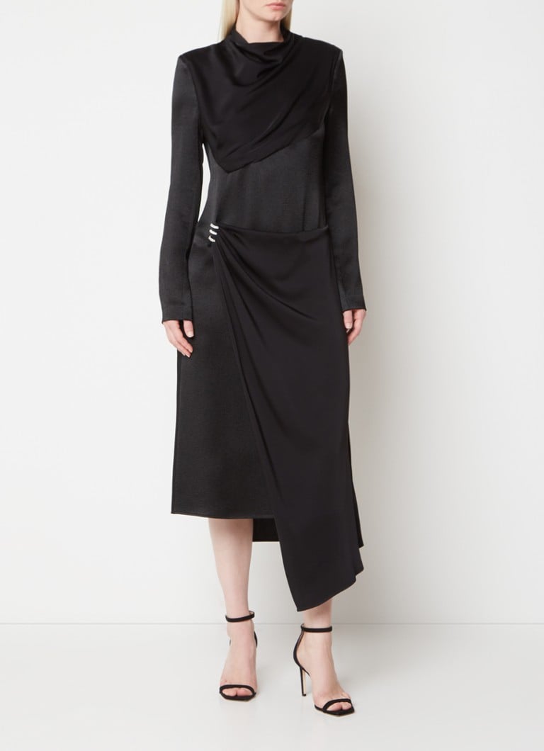 Givenchy - Maxi jurk met structuur en strass - Zwart