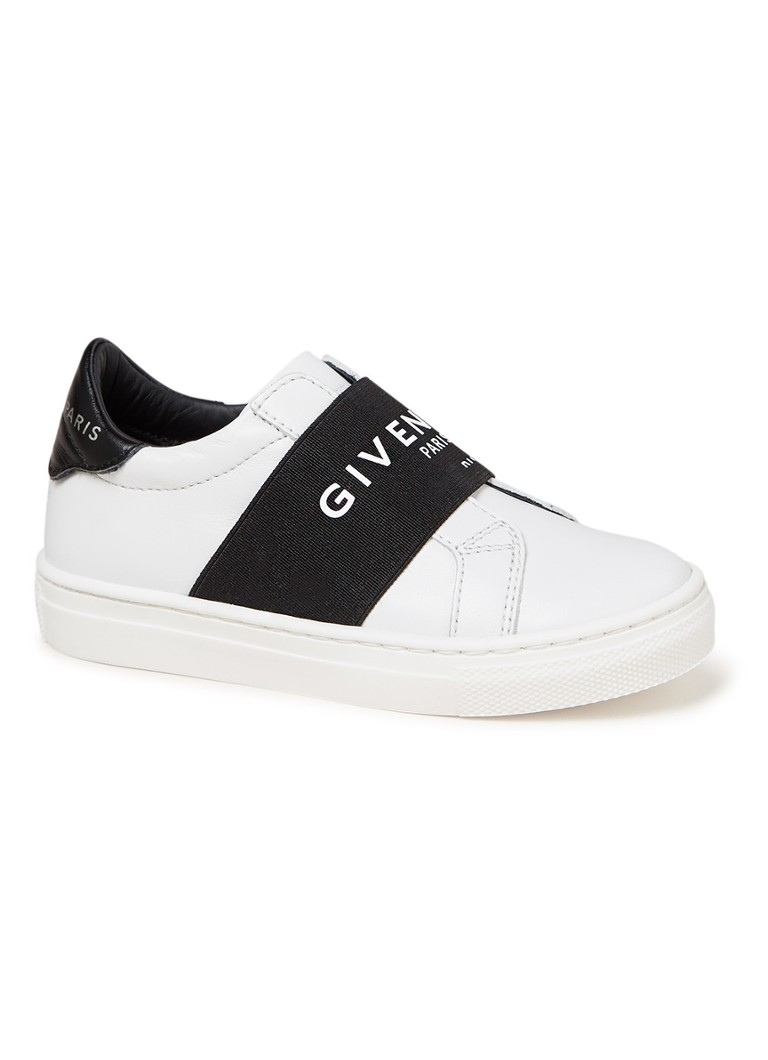 premie Uitverkoop huurder Givenchy Sneaker van leer met logoband • Wit • deBijenkorf.be