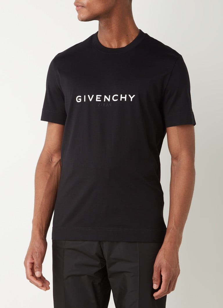 over Numeriek Kleren Givenchy T-shirt met logo- en backprint • Zwart • deBijenkorf.be