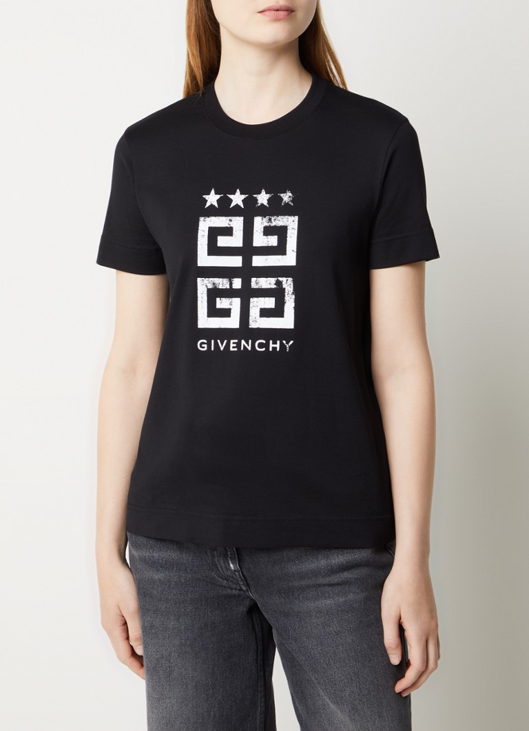 Givenchy - T-shirt met logoprint - Zwart