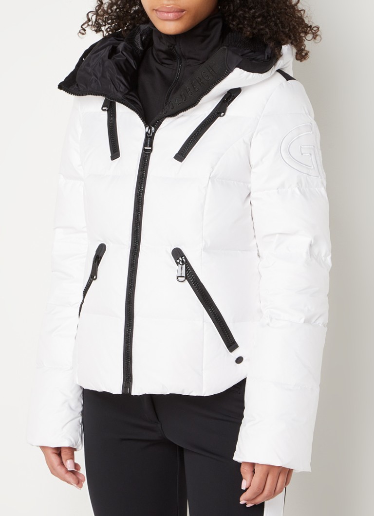 combinatie Verdienen opzettelijk Goldbergh Chill ski-jas met donsvulling en capuchon • Wit • deBijenkorf.be