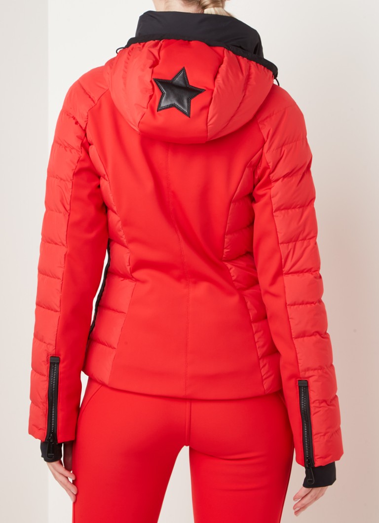 Kleverig Geval Permanent Goldbergh Fosfor ski-jas met uitneembare sneeuwvanger • Rood •  deBijenkorf.be