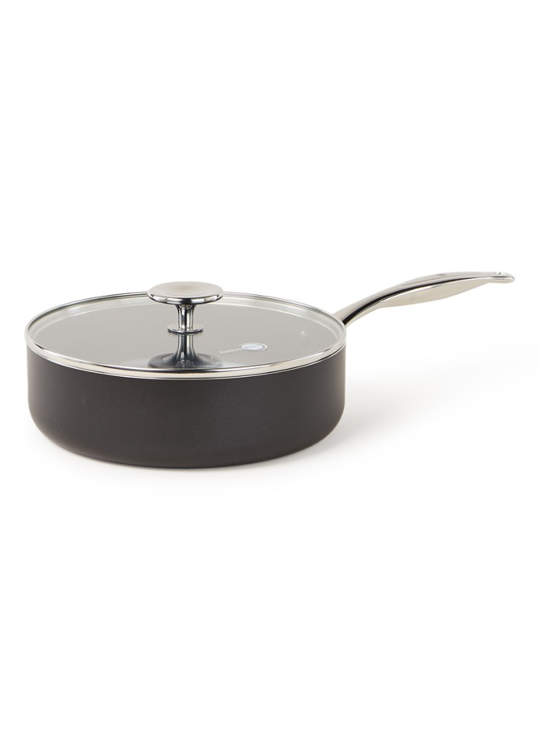 GreenPan - Infinity stoofpan met deksel Ø24 cm - Zwart