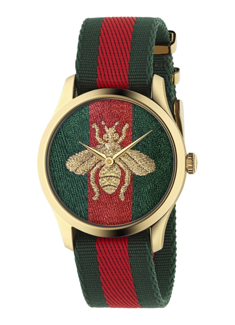 Gucci - G-Timeless Contemporary horloge YA126487B - Goud