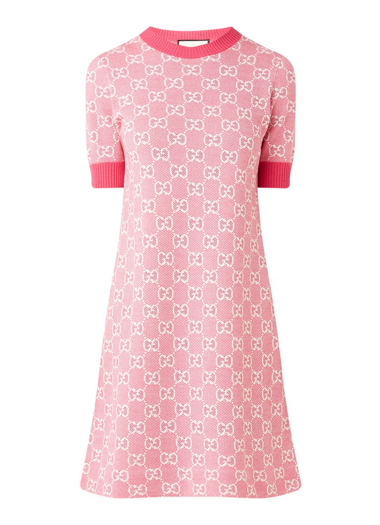 Gucci Mini jurk in wolblend • Roze • deBijenkorf.be