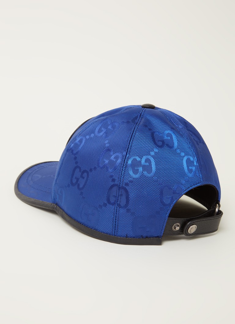 Denemarken ondernemer genezen Gucci Off The Grid pet met logoprint • Blauw • deBijenkorf.be