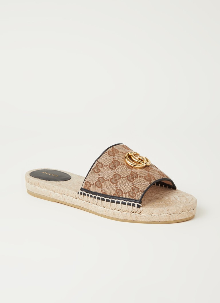 leren slippers dames