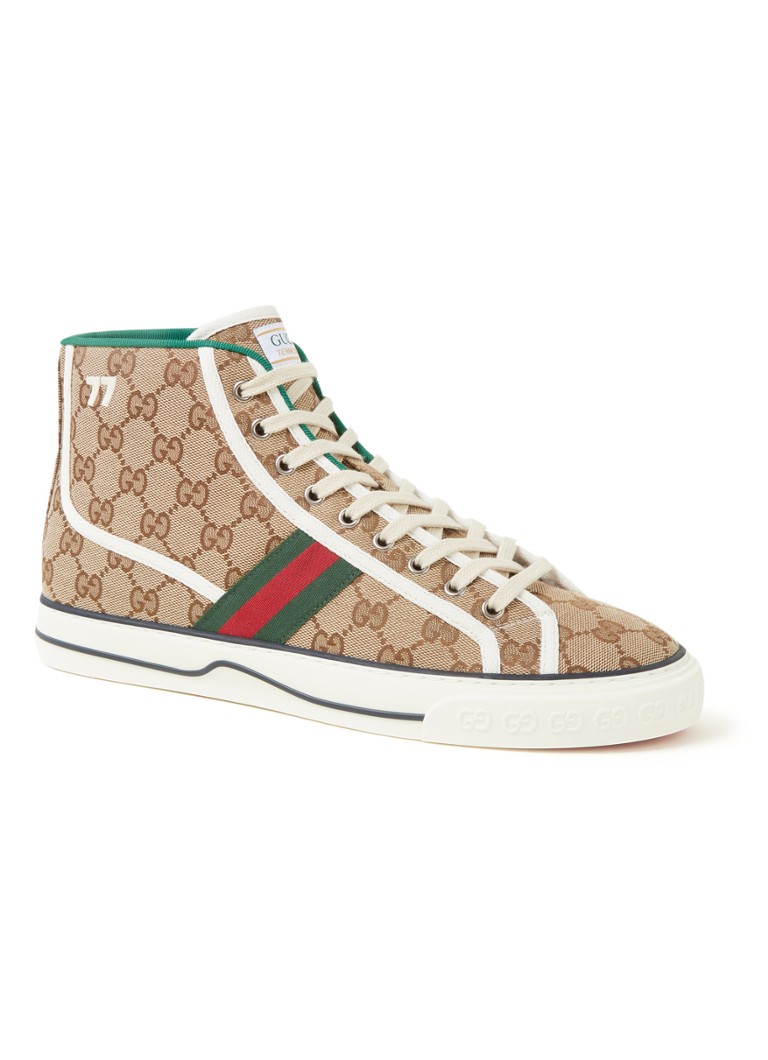 droefheid herberg streng Gucci Tennis 1977 sneaker van canvas • Beige • deBijenkorf.be