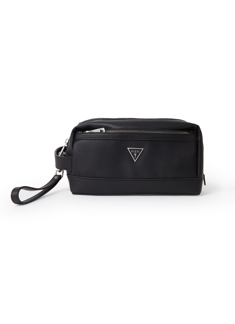 GUESS - Certosa toilettas met logo - Zwart