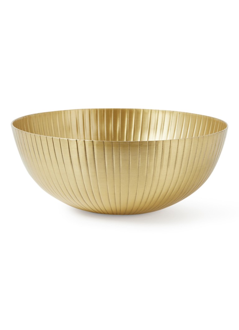 Archaïsch Briljant Correct Gusta Deco schaal 25,5 cm • Goud • deBijenkorf.be