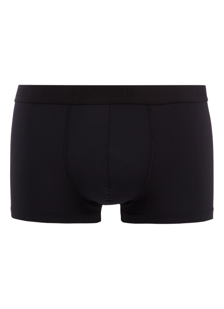 Hanro - Trunk Micro Touch boxershort van microfiber - Zwart