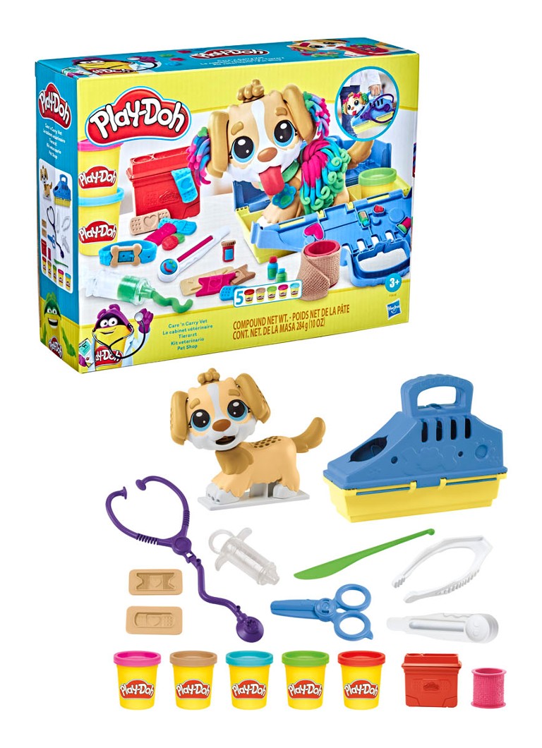 Hasbro - Play-Doh Care N Carry Vet speelset - null
