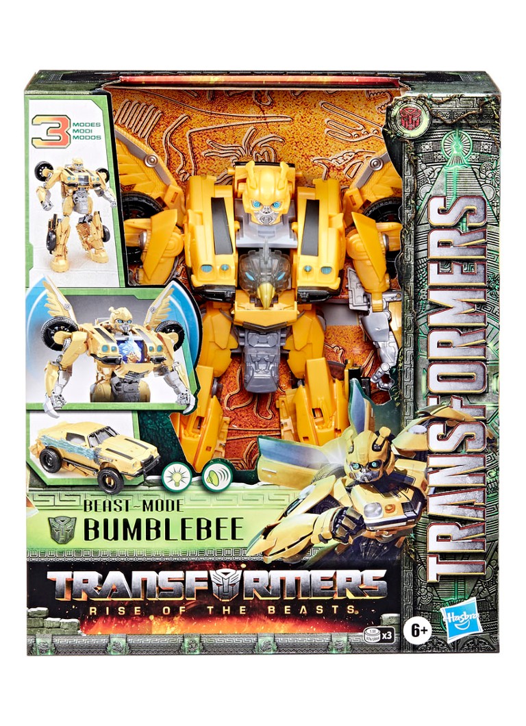 Hasbro - Transformers Beast Mode Bumblebee actiefiguur - Geel