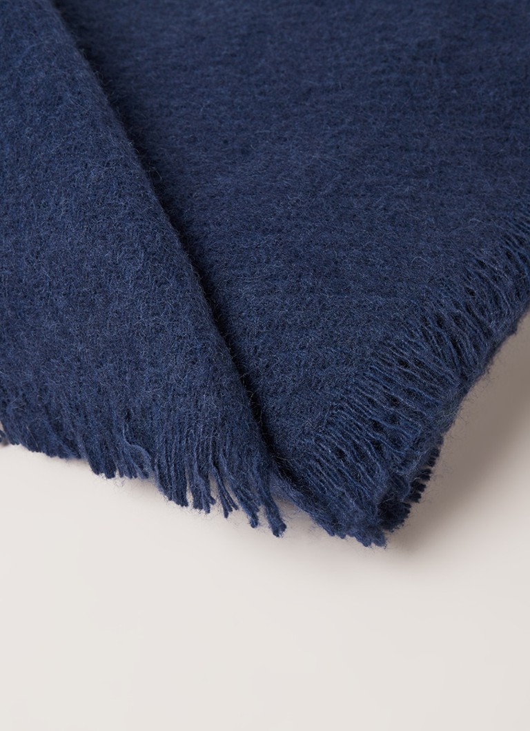 Kan worden berekend Bermad ruilen Hay Mono Blanket plaid van wol 180 x 130 cm • Donkerblauw • deBijenkorf.be