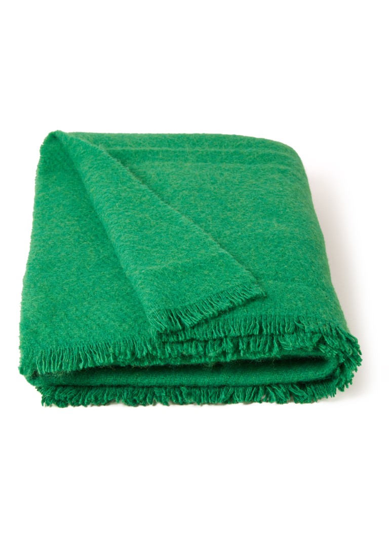 Hay - Mono Blanket plaid van wol 180 x 130 cm - Groen