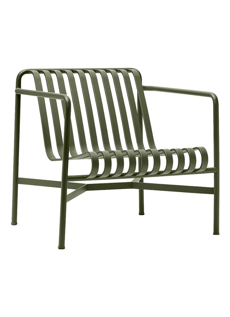 Hay - Palissade Low fauteuil voor buiten 73 x 81 x 70 cm - Olijfgroen