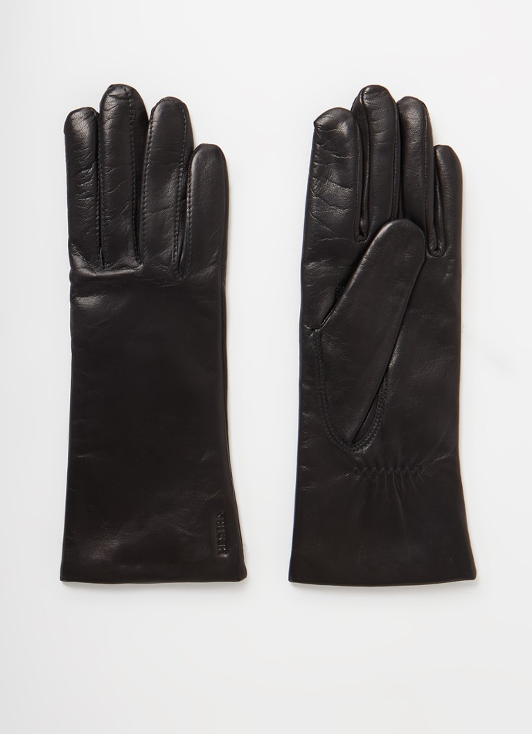 Hestra - Elisabeth handschoenen van lamsleer - Zwart