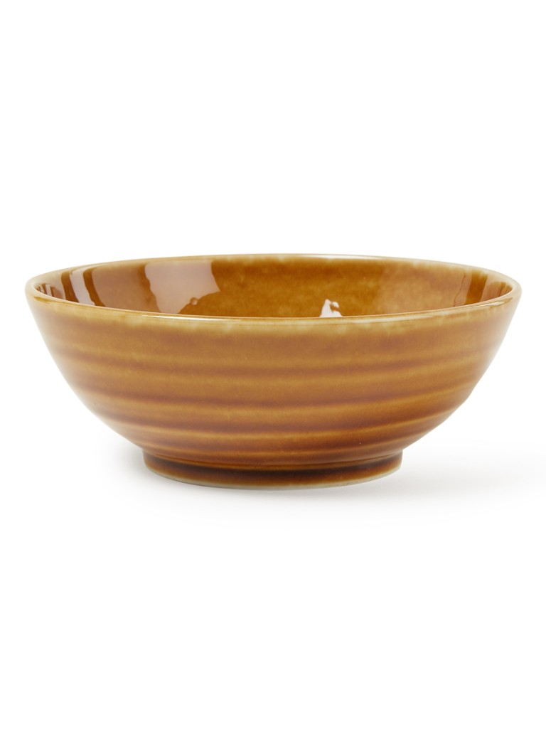 HKliving - Kyoto Ceramics soepkom 14,5 cm - Bruin