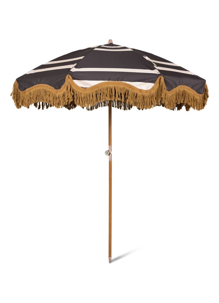 Conclusie opgraven Verpersoonlijking HKliving Natural Beauty strand parasol 200 cm • Zwart • deBijenkorf.be