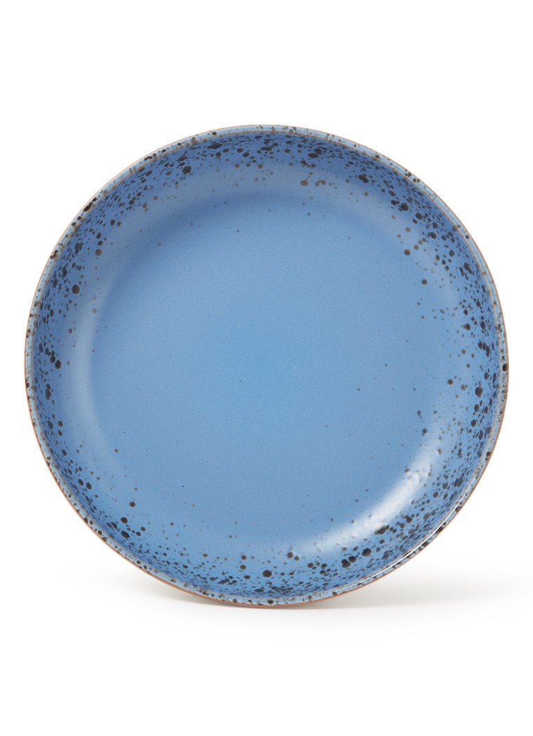 HKliving - Plat à salade Peat 26,5 cm - Bleu gris