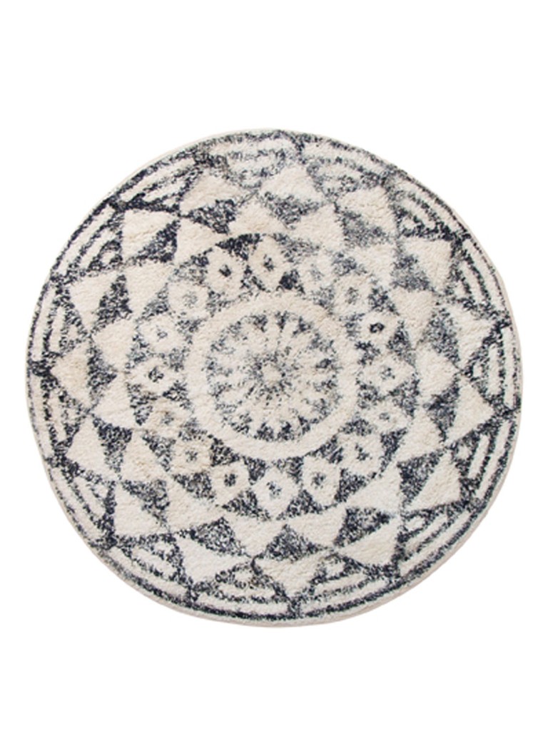 HKliving - Tapis de bain Round - Blanc