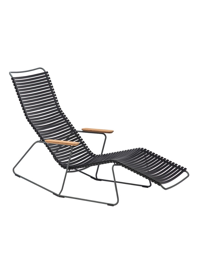Houe - Click Sunrocker ligstoel - Zwart