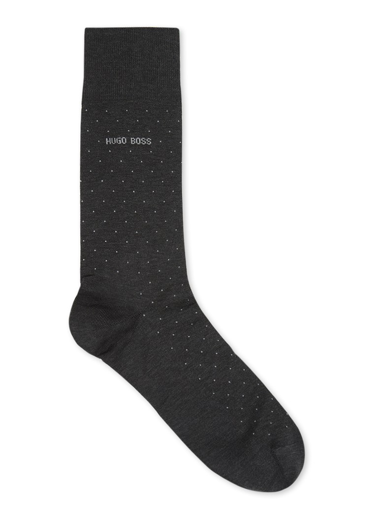 HUGO BOSS - George sokken met strippenprint - Antraciet