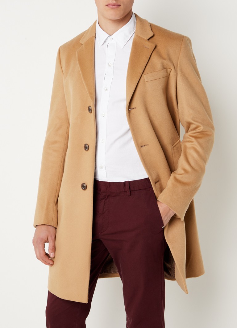Indrukwekkend Ezel Momentum HUGO BOSS H-Hyde mantel in kasjmierblend met steekzakken • Beige • deBijenkorf.be Indrukwekkend Ezel Momentum HUGO BOSS H-Hyde mantel in kasjmierblend met steekzakken • Beige • deBijenkorf.be