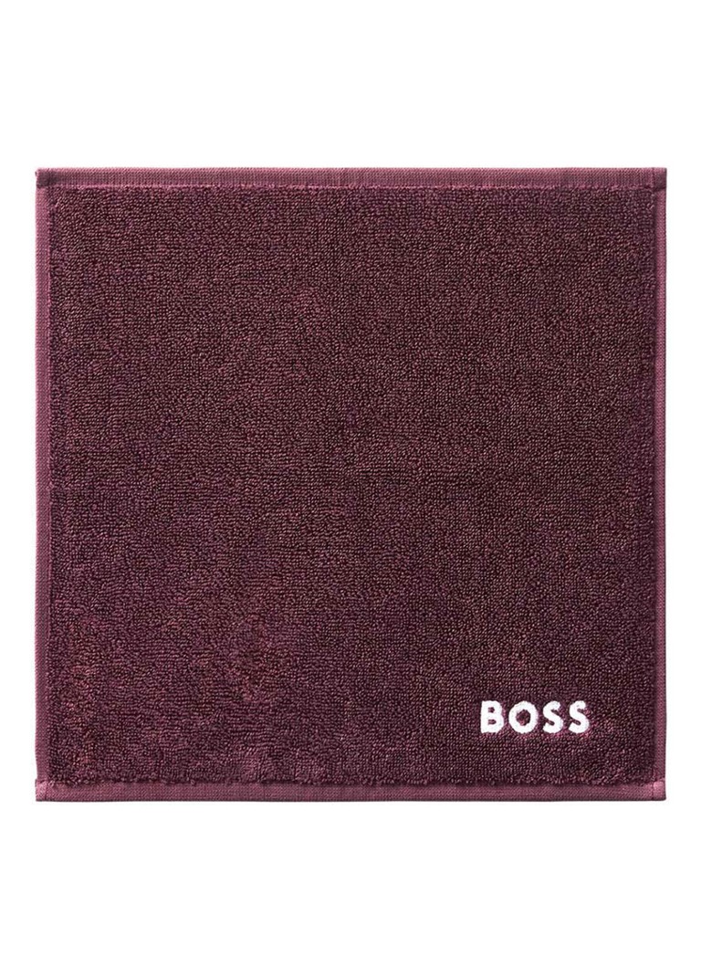 HUGO BOSS - PLAIN gastendoek - 600 gr/m2 - 30 x 30 cm - Bordeauxrood