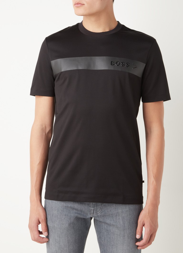 HUGO BOSS - T-shirt d'entraînement avec logo - Noir