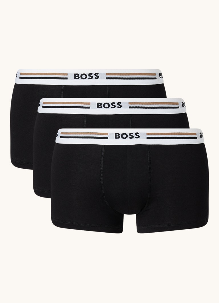HUGO BOSS - Trunk 3P Revive 10249667 01  0 - Zwart
