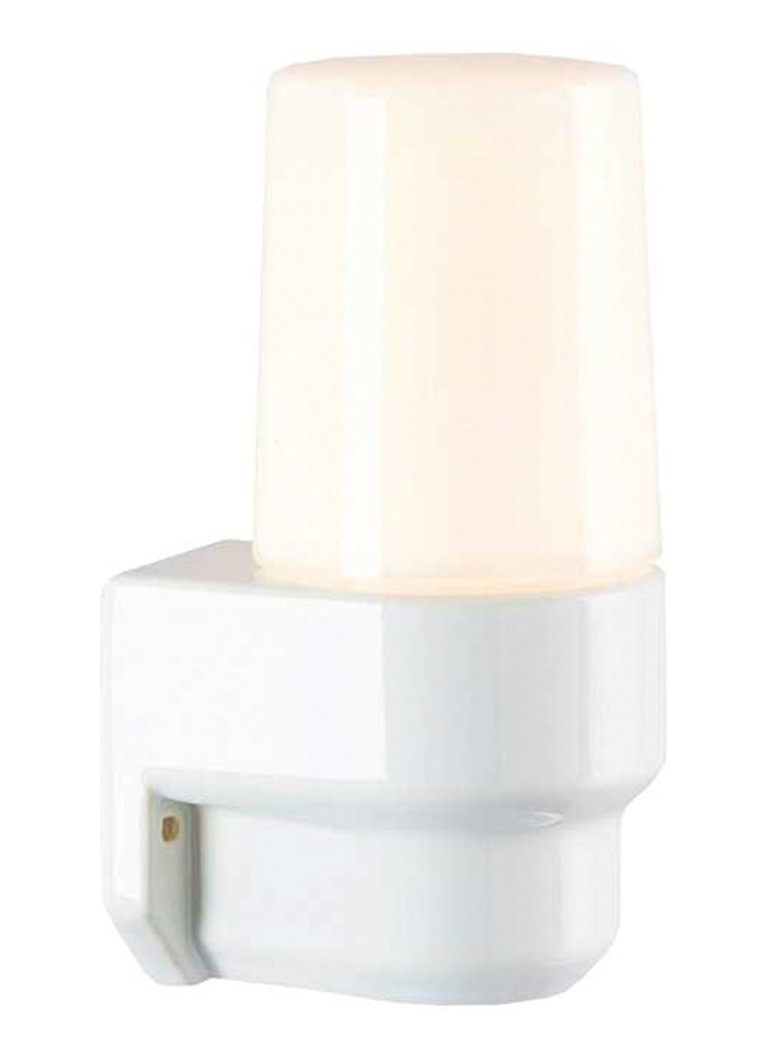 Ifö Electric - Applique classique Lampett porcelaine blanche IP55 - Wit