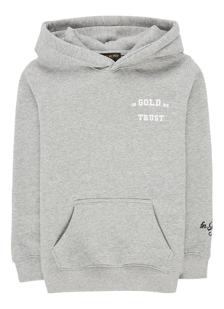 In Gold Trust Basic hoodie • Grijs • deBijenkorf.be