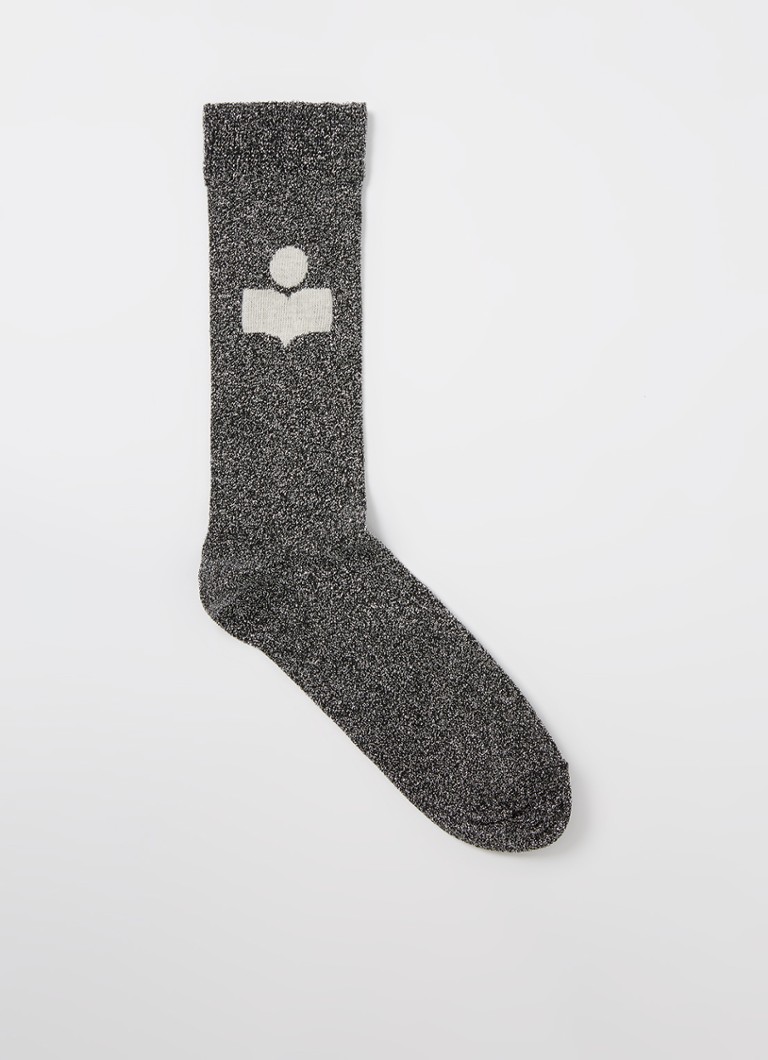 Isabel Marant Étoile - Slazia sokken met lurex - Zilver
