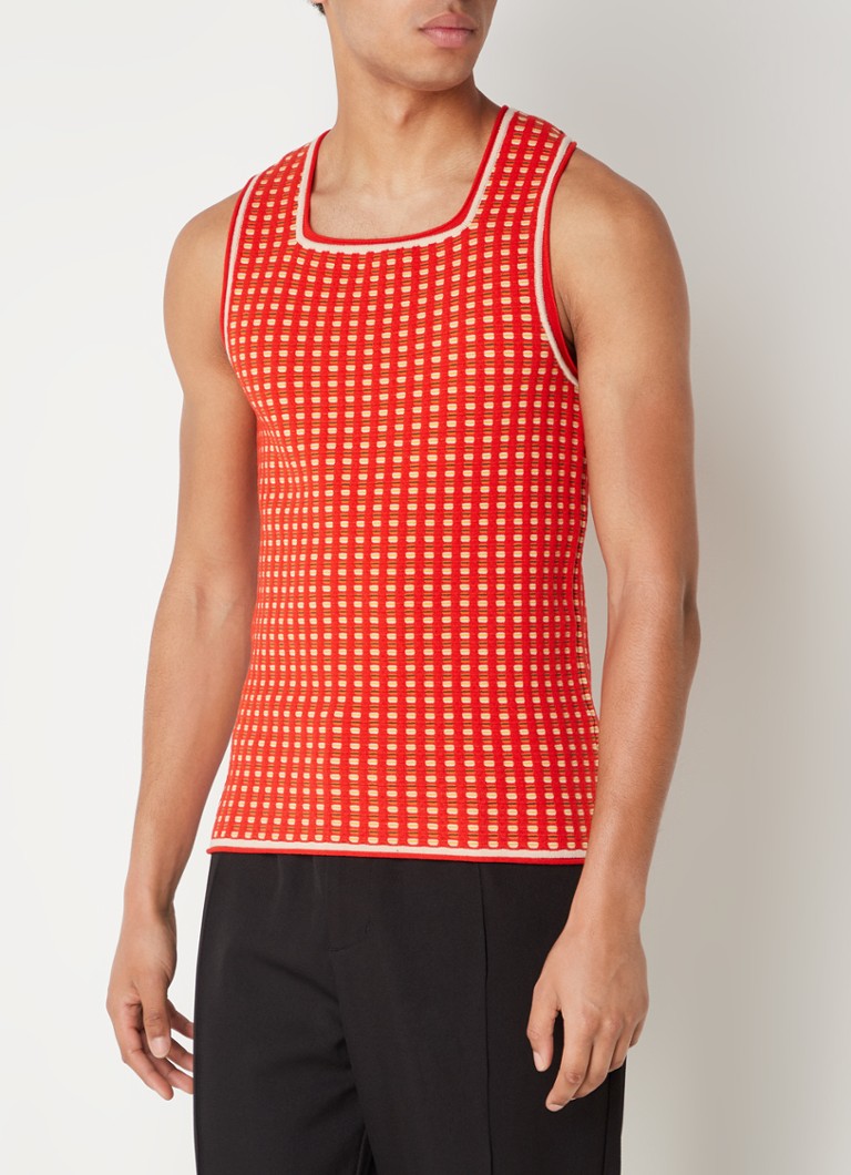 Jacquemus Le Débardeur Macio fijngebreide tanktop met jacquard 