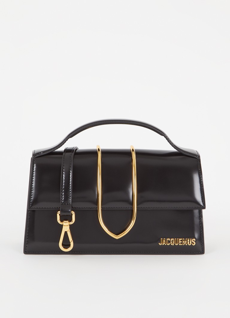 Jacquemus - The Large Bambino handtas van kalfsleer - Zwart