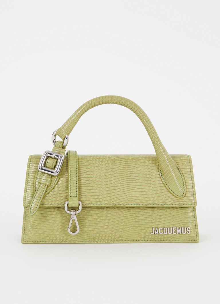 Jacquemus - The Long Chiquito handtas van leer met gespdetail - Groen