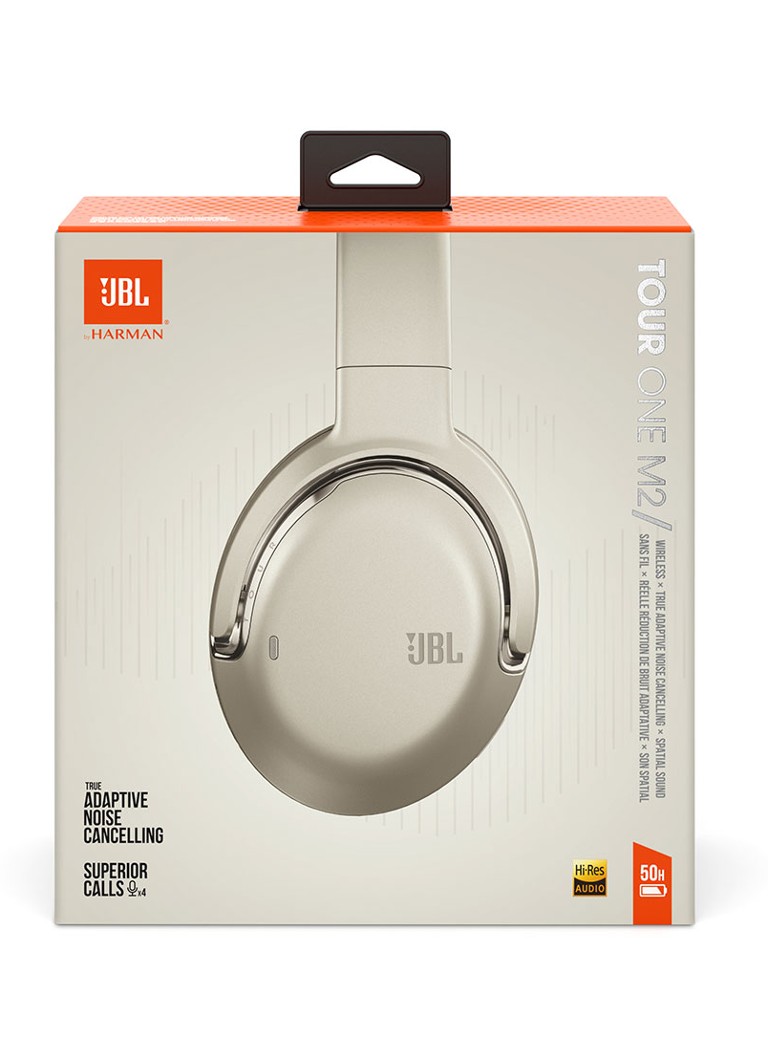  JBL Tour One M2 - Wireless Over-Ear Noise Cancelling Headphones  (Champagne) : Electronics