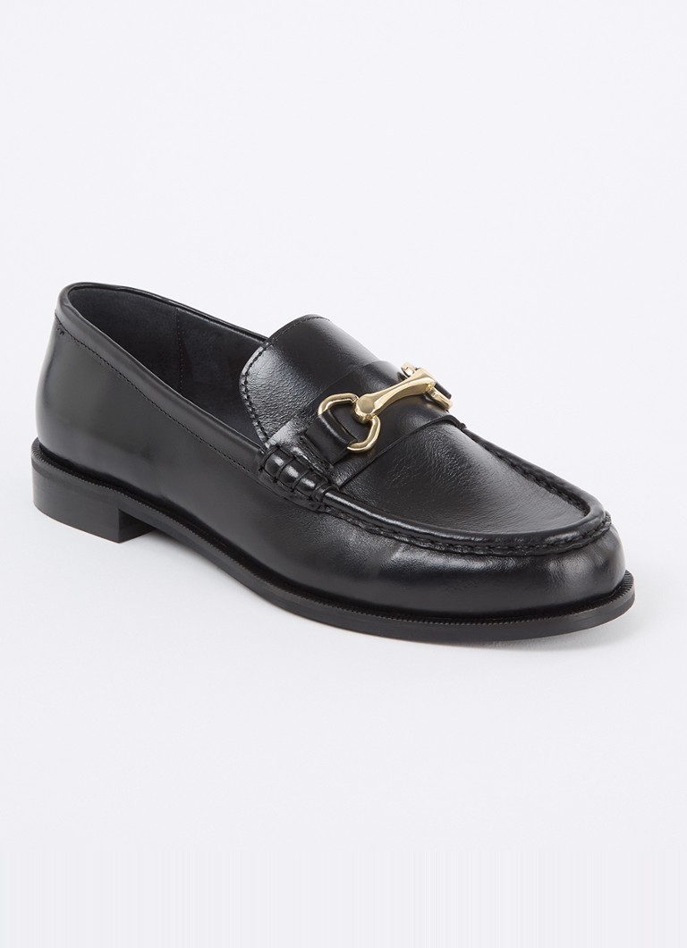 Jonak - Duccia loafer van kalfsleer met horsebit - Zwart