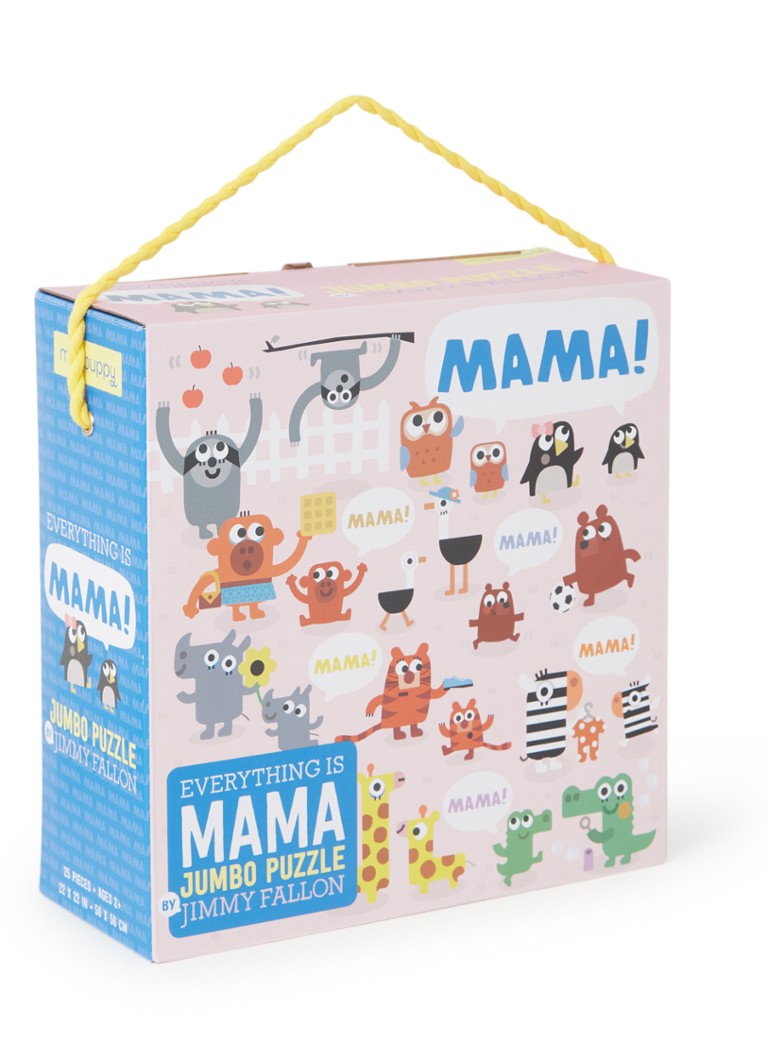Jumbo - Mama legpuzzel 25 stukjes - Lichtroze