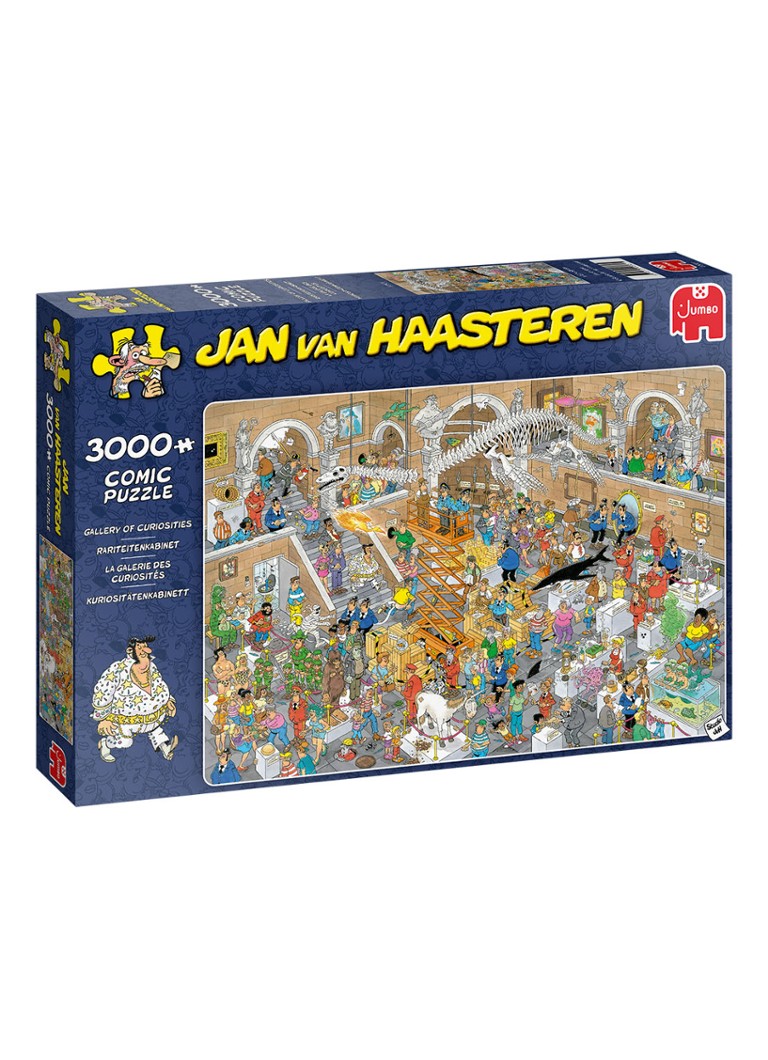 Jumbo - Puzzle Musée 3000 pièces de Jan van Haasteren - Bleu foncé